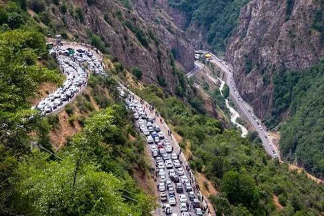 جاده‌های شمال همچنان پرترافیک