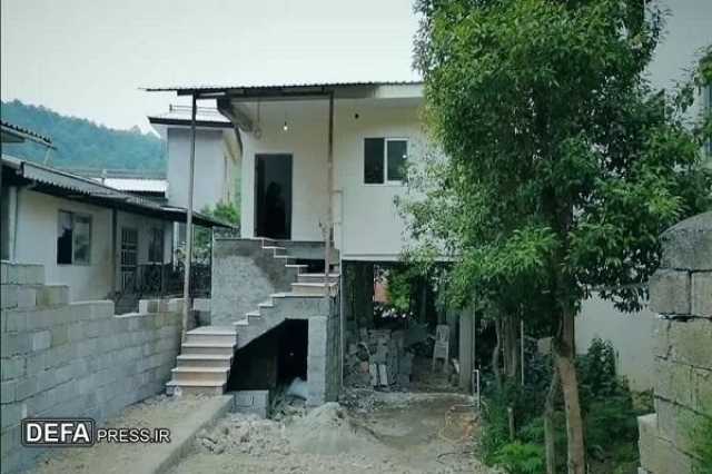 افتتاح سومین خانه خیرساز در روستای پلطان تنکابن