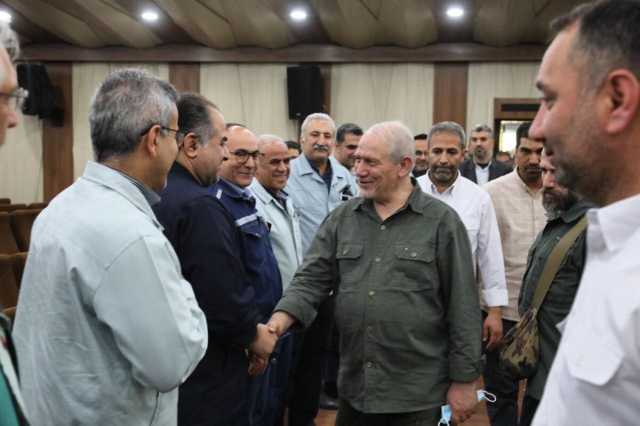 بازدید دستیار ویژه و مشاور عالی فرمانده معظم کل قوا از شرکت فولاد خوزستان