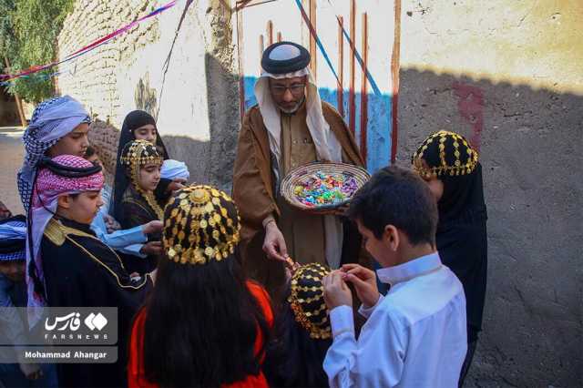 جشن گرگیعان در روز ولادت امام حسن مجتبی(ع) در اهواز - تصاویر