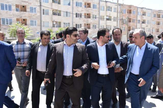 بازدید معاون وزیر راه از طرح‌های عمرانی شهرستان قوچان