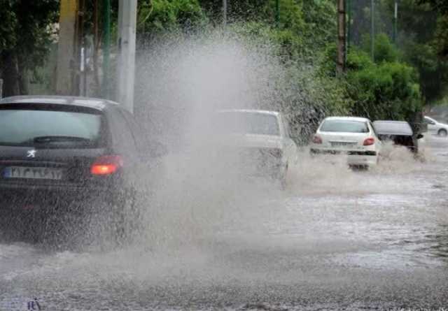 بارش شدید باران به زیرساخت‌های شهری کرمانشاه خسارت زد