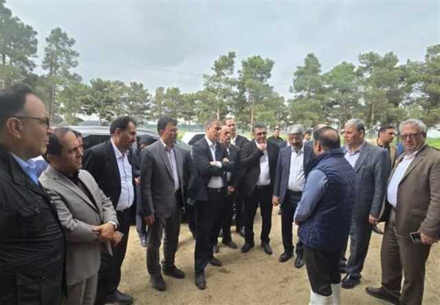 بازدید معاون وزیر جهاد کشاورزی از پروژه‌های باغبانی استان اردبیل