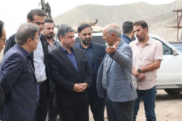 ارزیابی میدانی استاندار اردبیل از ادامه روند اجرایی پروژه راه‌آهن اردبیل – میانه