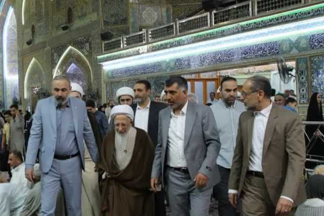 سفر آیت الله جوادی به عتبات عالیات + تصاویر