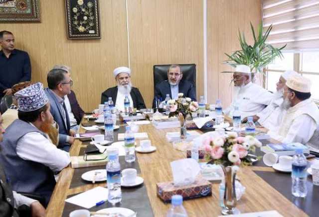 دیدار هیئت علمای اهل سنت بنگلادش با ریاست دانشگاه بین‌المللی مذاهب اسلامی