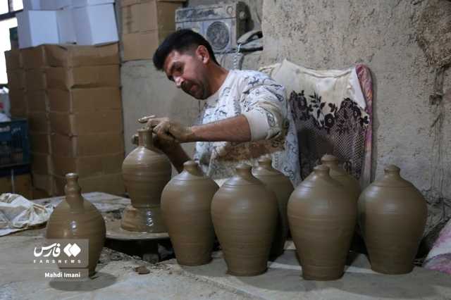 (تصاویر) کوزه‌کنان شهر ملی سفال سنتی ایران