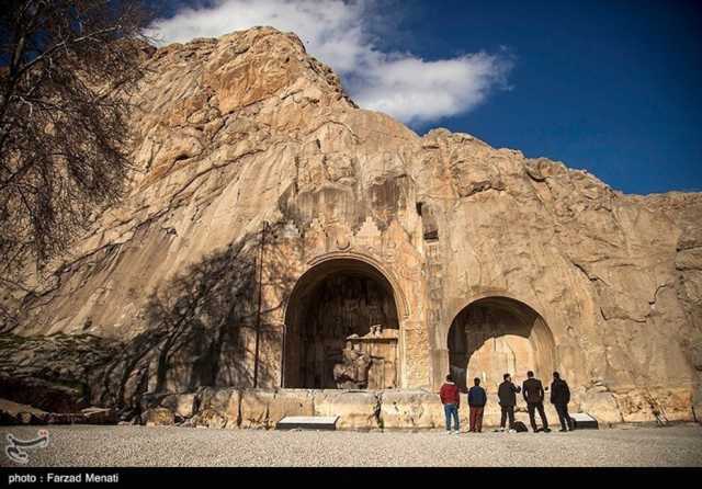 (تصاویر) محوطه تاریخی طاق بستان؛ یادگار دورهٔ ساسانی