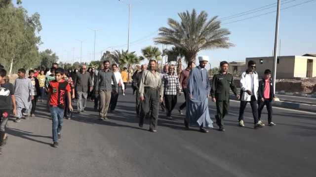 برگزاری همایش پیاده روی خانوادگی در بافق