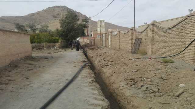 اصلاح 700 متر از شبکه آبرسانی ندوشن