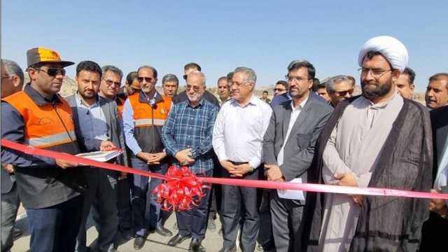 افتتاح ۱۶ کیلومتر جاده روستایی در عنبرآباد