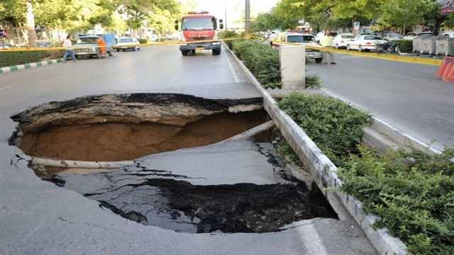 تشدید فرو نشست های زمین در تهران با افزایش حجم بارش ها