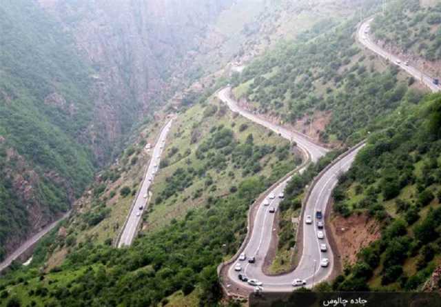 انسداد جاده چالوس تا ۱۰ روز آینده + فیلم