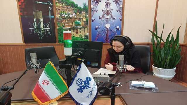 با آفتاب خراسان در رادیو گیلان