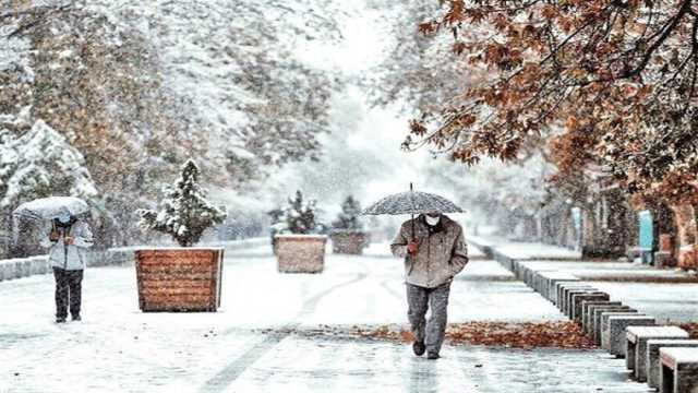 کاهش دما و بارش برف و باران در اکثر نقاط کشور