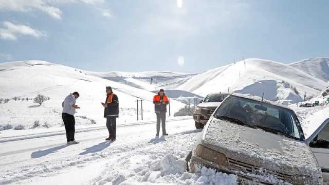 کولاک در برخی مسیر‌های ارتباطی همدان