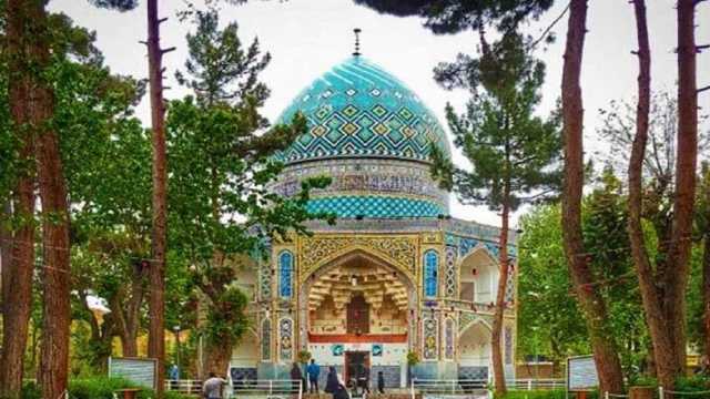 قابی خاطره انگیز از قدمگاه امام رضا (ع) در نیشابور + فیلم