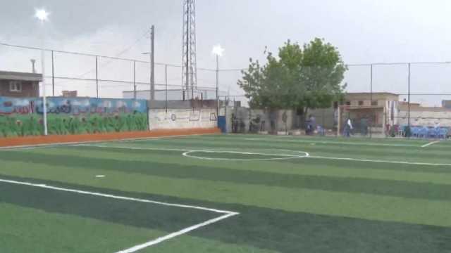 افتتاح دو چمن ورزشی در مدارس شهرستان ملکان