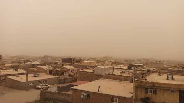 هوای سردشت سیاه شد