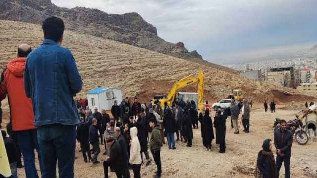 تثبیت 16.5 هکتار فضای سبز در کوهستان قاضی‌آباد خرم آباد