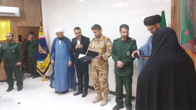 برگزاری آئین تجلیل از فعالان برتر جهادی در عرصه های برتر جهادی در صالح آباد + فیلم و عکس