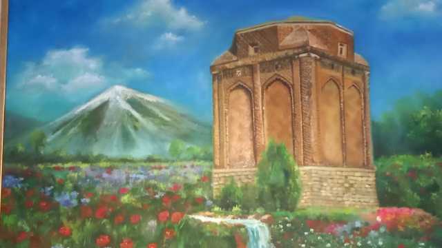 برپایی نمایشگاه نقاشی و طراحی در مراغه