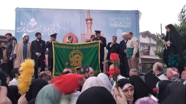 شمیم عطر رضوی در آسمان گیلان / اینجا دل ها به پنجره فولاد گره خورد