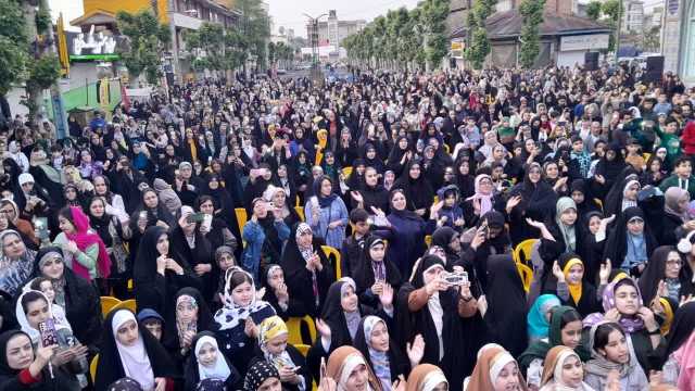 اجتماع رضوی دهه نودیها در صومعه سرا+ فیلم