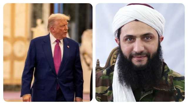 آغاز دیدار ترامپ با الجولانی در ریاض