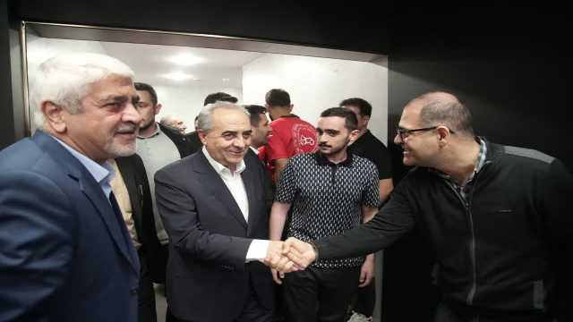 حضور استاندار آذربایجان شرقی در جمع هواداران تراکتور