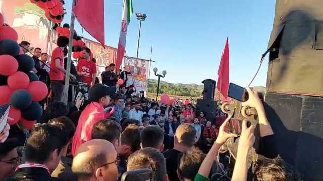 فیلمی ازجشن قهرمانی تراکتور در اهر