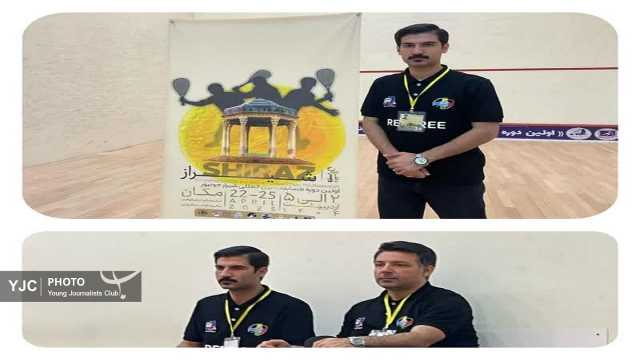 قضاوت داور بام ایران در مسابقات بین المللی اسکواش
