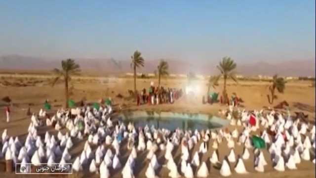 آمادگی مردم برای جشن عید غدیر + فیلم
