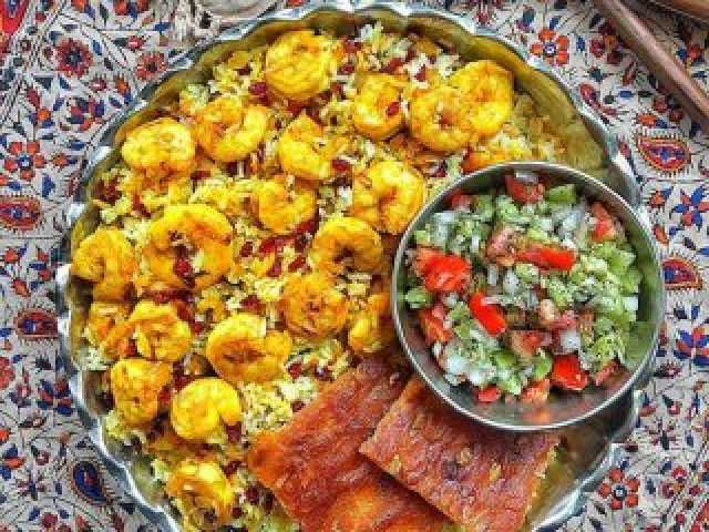 میگو پلو بوشهری + طرز تهیه