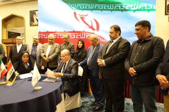 امضای تفاهمنامه 6 گانه تجارت خارجی خوزستان با اتاق‌های بازرگانی عراق