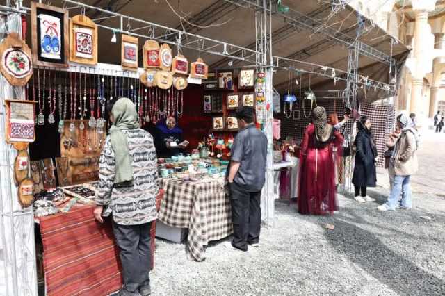 برپایی نمایشگاه صنایع‌دستی در شهرستان چادگان