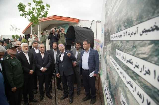 بازدید معاون اول رئیس‌جمهور از عملیات اجرایی طرح انتقال آب ارس به تبریز
