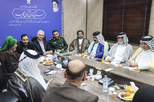 دیدار سران عشایر استان خوزستان با رئیس دانشگاه آزاد اسلامی استان