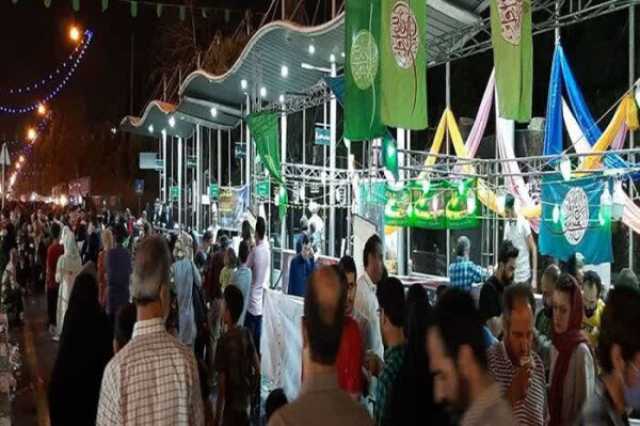 مشارکت دانشگاه آزاد در ضیافت ۱۰ کیلومتری عید غدیر