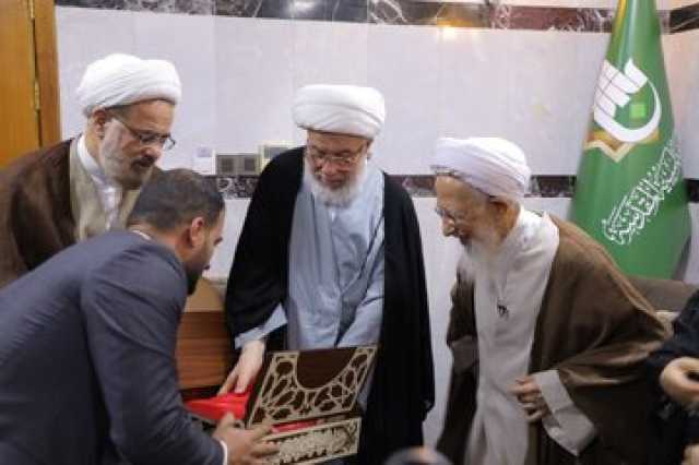 تصویری از تشرف آیت‌الله جوادی آملی به کربلا