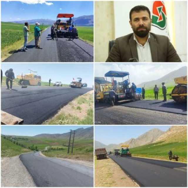 اجرای بیش از 37 کیلومتر روکش آسفالت راههای فرعی و روستایی در لرستان