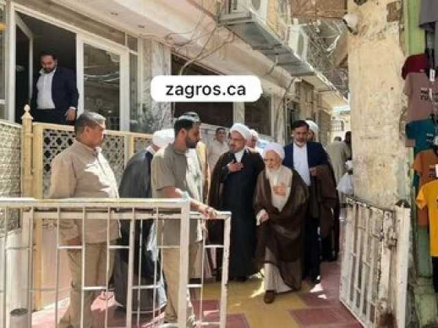 عکس مهم از دیدار آیت الله جوادی آملی با آیت الله سیستانی در نجف