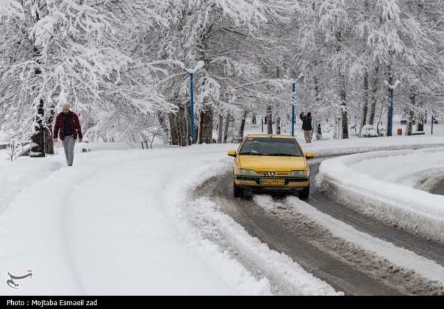 تداوم بارش‌های برف و باران در مازندران