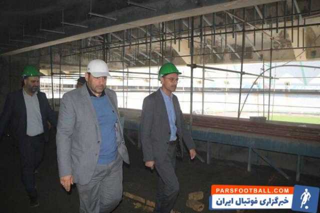 عملیات مقاوم‌سازی ضلع غربی ورزشگاه آزادی به پایان رسید