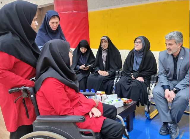 بازدید معاون توسعه ورزش بانوان از اردویانتخابی تیم ملی بوچیا