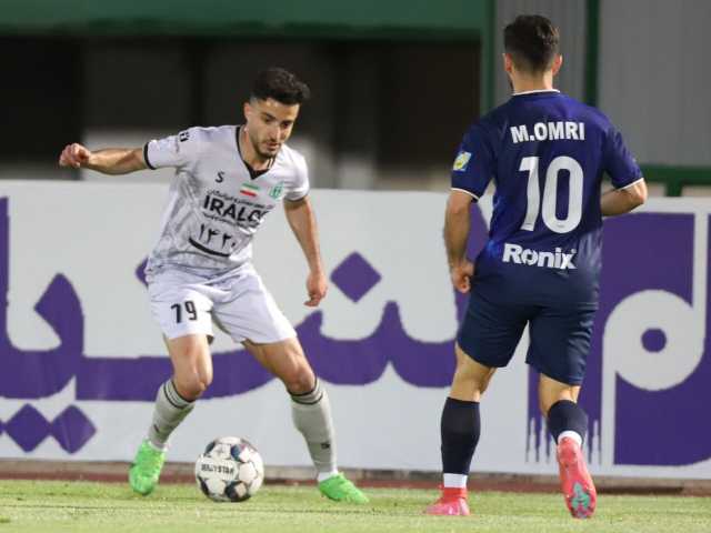 آلومینیوم اراک 1-1 ملوان؛ رضایت زارع و حسینی به تقسیم امتیازات