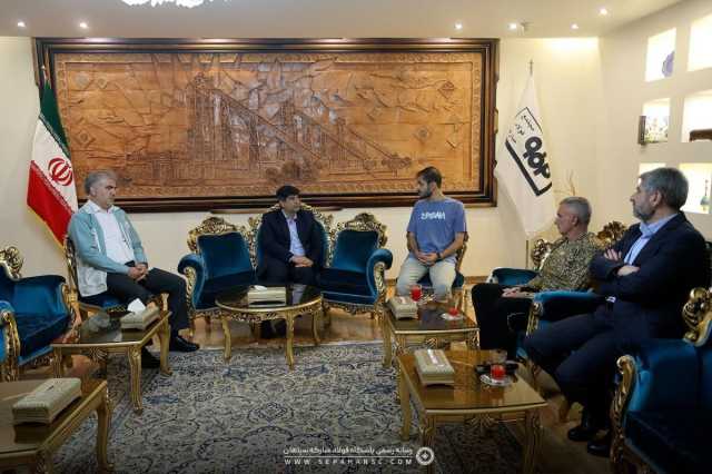 دیدار سه جانبه کارترون و یوسف‌زاده با مدیرعامل فولاد مبارکه!