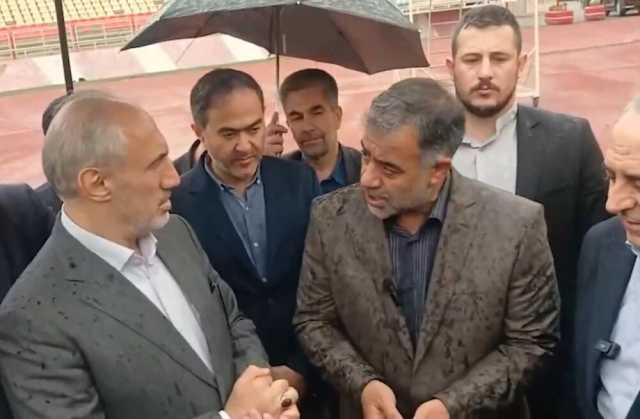 کارشناسان موارد فنی درخواستی درباره ورزشگاه یادگار امام (ره) را بررسی می‌کنند