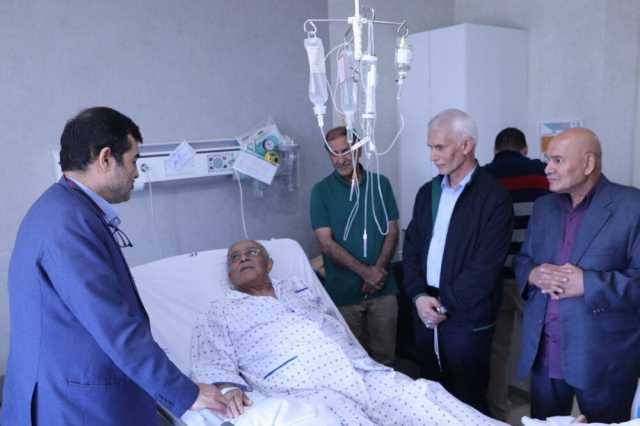 عیادت وزیر ورزش و جوانان از حسن روشن و جاسم دلاوری