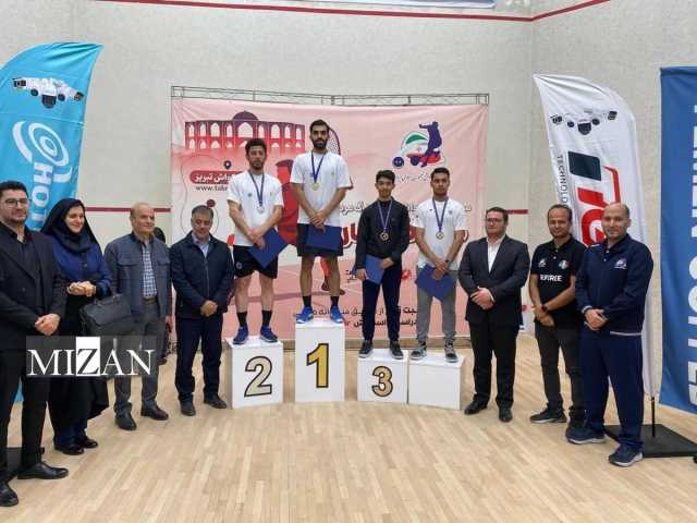 قهرمانی اعتمادپور در مسابقات اسکواش جایزه بزرگ آذربایجان